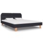 Estructura de cama con LED tela gris oscuro 180x200 cm de vidaXL, Camas y somieres - Ref: Foro24-280895, Precio: 179,91 €, De...