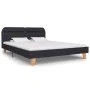 Estructura de cama con LED tela gris oscuro 180x200 cm de vidaXL, Camas y somieres - Ref: Foro24-280895, Precio: 177,37 €, De...