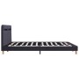 Estructura de cama con LED tela gris oscuro 180x200 cm de vidaXL, Camas y somieres - Ref: Foro24-280895, Precio: 179,91 €, De...