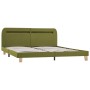 Estructura de cama con LED tela verde 160x200 cm de vidaXL, Camas y somieres - Ref: Foro24-280909, Precio: 182,63 €, Descuent...
