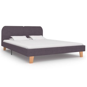 Estructura de cama de tela gris topo 180x200 cm de vidaXL, Camas y somieres - Ref: Foro24-280890, Precio: 168,87 €, Descuento: %