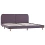 Estructura de cama de tela gris topo 180x200 cm de vidaXL, Camas y somieres - Ref: Foro24-280890, Precio: 166,85 €, Descuento: %