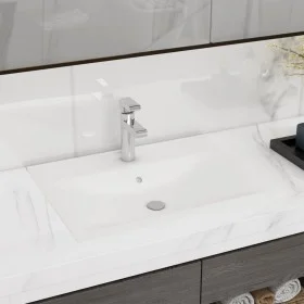 Lavabo de cerámica rectangular con orificio de grifo 60x46 cm de vidaXL, Lavabos - Ref: Foro24-140686, Precio: 88,25 €, Descu...