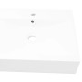 Lavabo de cerámica rectangular con orificio de grifo 60x46 cm de vidaXL, Lavabos - Ref: Foro24-140686, Precio: 89,49 €, Descu...