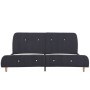 Estructura de cama de tela gris oscuro 160x200 cm de vidaXL, Camas y somieres - Ref: Foro24-280919, Precio: 161,05 €, Descuen...
