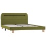 Estructura de cama con LED tela verde 140x200 cm de vidaXL, Camas y somieres - Ref: Foro24-280908, Precio: 166,42 €, Descuent...