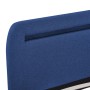 Estructura de cama con LED tela azul 160x200 cm de vidaXL, Camas y somieres - Ref: Foro24-280904, Precio: 149,98 €, Descuento: %