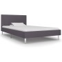 Estructura de cama de tela gris 90x200 cm de vidaXL, Camas y somieres - Ref: Foro24-280946, Precio: 101,05 €, Descuento: %