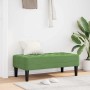Banco con cojín Verde claro 113 x 57 x 39 cm Terciopelo en Bancos | Comprar online en Foru.es