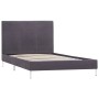 Estructura de cama de tela gris 90x200 cm de vidaXL, Camas y somieres - Ref: Foro24-280946, Precio: 101,05 €, Descuento: %