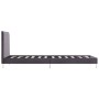 Estructura de cama de tela gris 90x200 cm de vidaXL, Camas y somieres - Ref: Foro24-280946, Precio: 101,05 €, Descuento: %