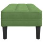 Banco con cojín Verde claro 113 x 57 x 39 cm Terciopelo en Bancos | Comprar online en Foru.es