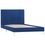 Estructura de cama de tela azul 90x200 cm de vidaXL, Camas y somieres - Ref: Foro24-280951, Precio: 101,12 €, Descuento: %