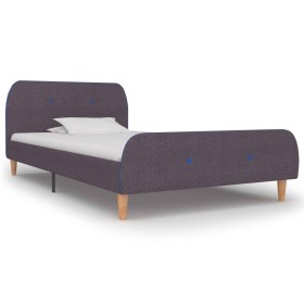 Estructura de cama de tela gris topo 90x200 cm de vidaXL, Camas y somieres - Ref: Foro24-280936, Precio: 104,99 €, Descuento: %