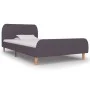Estructura de cama de tela gris topo 90x200 cm de vidaXL, Camas y somieres - Ref: Foro24-280936, Precio: 103,99 €, Descuento: %