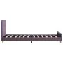Estructura de cama de tela gris topo 90x200 cm de vidaXL, Camas y somieres - Ref: Foro24-280936, Precio: 103,99 €, Descuento: %