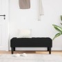 Banco con cojín Negro 113 x 57 x 39 cm Terciopelo en Bancos | Comprar online en Foru.es