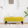 Banco con cojín Amarillo 113 x 57 x 39 cm Terciopelo en Bancos | Comprar online en Foru.es