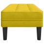Banco con cojín Amarillo 113 x 57 x 39 cm Terciopelo en Bancos | Comprar online en Foru.es