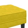 Banco con cojín Amarillo 113 x 57 x 39 cm Terciopelo en Bancos | Comprar online en Foru.es