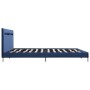 Estructura de cama con LED tela azul 180x200 cm de vidaXL, Camas y somieres - Ref: Foro24-280975, Precio: 162,38 €, Descuento: %