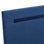 Estructura de cama con LED tela azul 180x200 cm de vidaXL, Camas y somieres - Ref: Foro24-280975, Precio: 162,38 €, Descuento: %
