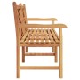 Banco Marrón 150 x 60 x 90 cm Madera de teca maciza en Bancos de jardín | Comprar online en Foru.es