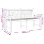 Banco Marrón 150 x 60 x 90 cm Madera de teca maciza en Bancos de jardín | Comprar online en Foru.es