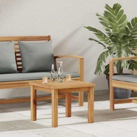 Mesa de Café Marrón 45 x 45 x 36 cm Madera de teca maciza en Mesas de jardín | Comprar online en Foru.es