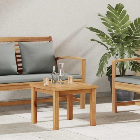 Mesa de Café Marrón 45 x 45 x 36 cm Madera de teca maciza en Mesas de jardín | Comprar online en Foru.es