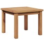 Mesa de Café Marrón 45 x 45 x 36 cm Madera de teca maciza en Mesas de jardín | Comprar online en Foru.es