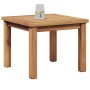 Mesa de Café Marrón 45 x 45 x 36 cm Madera de teca maciza en Mesas de jardín | Comprar online en Foru.es