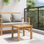 Mesa de Café Marrón 45 x 45 x 36 cm Madera de teca maciza en Mesas de jardín | Comprar online en Foru.es