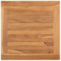 Mesa de Café Marrón 45 x 45 x 36 cm Madera de teca maciza en Mesas de jardín | Comprar online en Foru.es