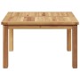 Mesa de Café Marrón 60 x 60 x 36 cm Madera de teca maciza en Mesas de jardín | Comprar online en Foru.es