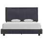 Estructura de cama de tela gris oscura 140x200 cm de vidaXL, Camas y somieres - Ref: Foro24-280983, Precio: 185,15 €, Descuen...