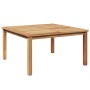 Mesa de Café Marrón 85 x 85 x 45 cm Madera de teca maciza en Mesas de jardín | Comprar online en Foru.es