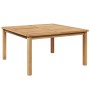 Mesa de Café Marrón 85 x 85 x 45 cm Madera de teca maciza en Mesas de jardín | Comprar online en Foru.es