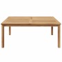 Mesa de Café Marrón 110 x 110 x 45 cm Madera de teca maciza en Mesas de jardín | Comprar online en Foru.es