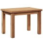 Mesa de Café Marrón 50 x 35 x 36 cm Madera de teca maciza en Mesas de jardín | Comprar online en Foru.es