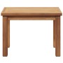 Mesa de Café Marrón 50 x 35 x 36 cm Madera de teca maciza en Mesas de jardín | Comprar online en Foru.es