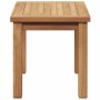 Mesa de Café Marrón 50 x 35 x 36 cm Madera de teca maciza en Mesas de jardín | Comprar online en Foru.es