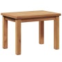 Mesa de Café Marrón 50 x 35 x 36 cm Madera de teca maciza en Mesas de jardín | Comprar online en Foru.es