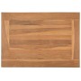 Mesa de Café Marrón 50 x 35 x 36 cm Madera de teca maciza en Mesas de jardín | Comprar online en Foru.es