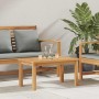 Mesa de Café Marrón 70 x 40 x 36 cm Madera de teca maciza en Mesas de jardín | Comprar online en Foru.es