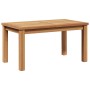 Mesa de Café Marrón 70 x 40 x 36 cm Madera de teca maciza en Mesas de jardín | Comprar online en Foru.es