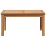 Mesa de Café Marrón 70 x 40 x 36 cm Madera de teca maciza en Mesas de jardín | Comprar online en Foru.es