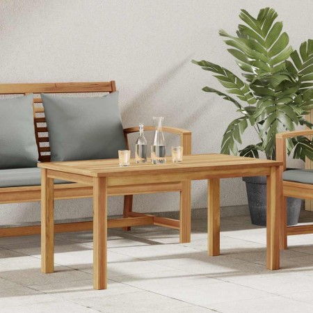 Mesa de Café Marrón 90 x 50 x 45,5 cm Madera de teca maciza en Mesas de jardín | Comprar online en Foru.es