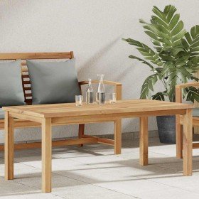 Mesa de Café Marrón 110 x 55 x 45 cm Madera de teca maciza en Mesas de jardín | Comprar online en Foru.es