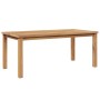 Mesa de Café Marrón 110 x 55 x 45 cm Madera de teca maciza en Mesas de jardín | Comprar online en Foru.es